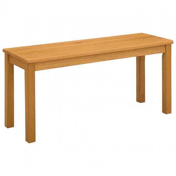 vidaXL Jídelní lavička 95 x 32 x 45 cm Masivní dubové dřevo Přírodní
