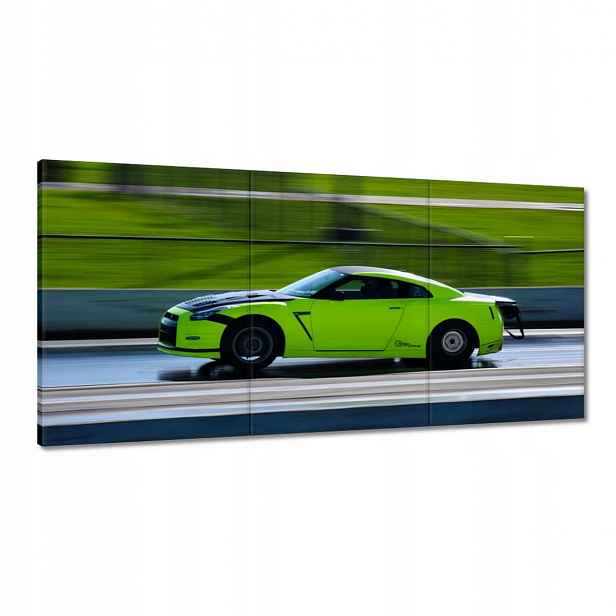 Obrazy 180x90 Zelené sportovní auto