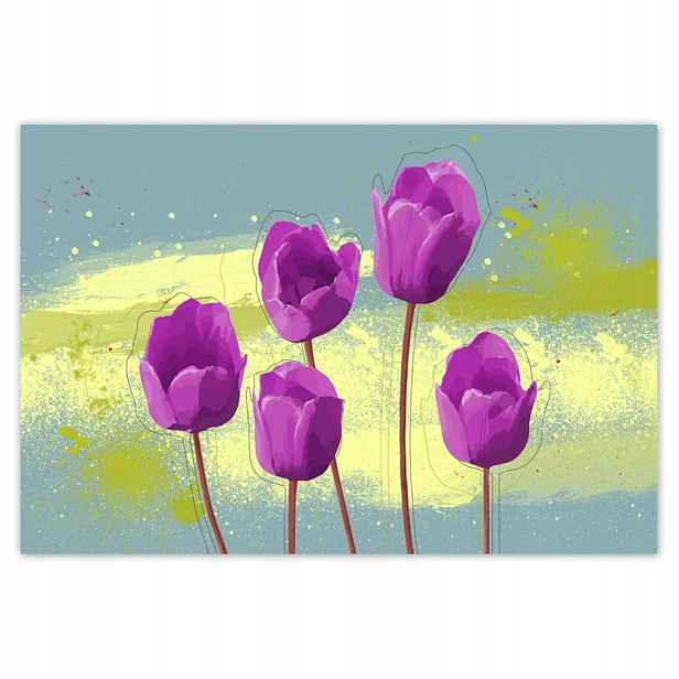 Plakáty 200x135 Fialové máky