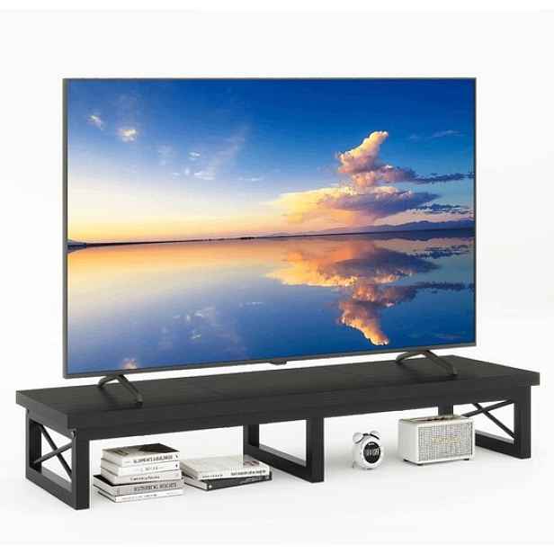 Famanu Skříňka pod televizor 114 cm se 2 policemi černá
