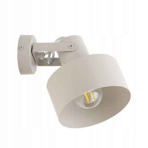 Industriální nástěnná lampa Sigma Lighting Rif šedo-béžová E27 15W