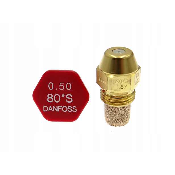 Tryska Danfoss pro olejové hořáky 0,50 USgal/h 80°S 1,87 kg/h
