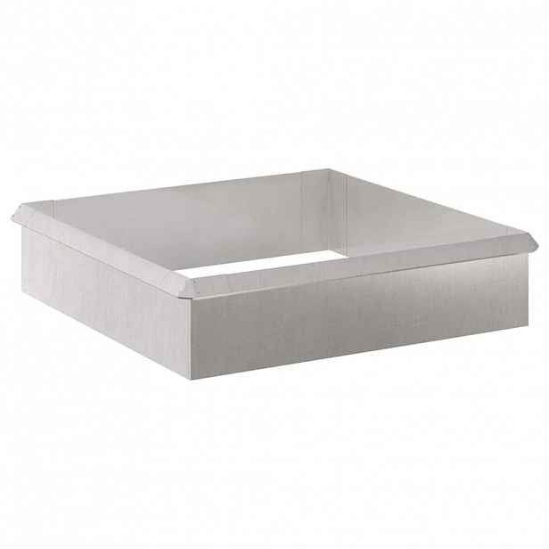 vidaXL Hlemýžďová oplocení 8 ks 100 x 3,5 x 25 cm Nerezová ocel
