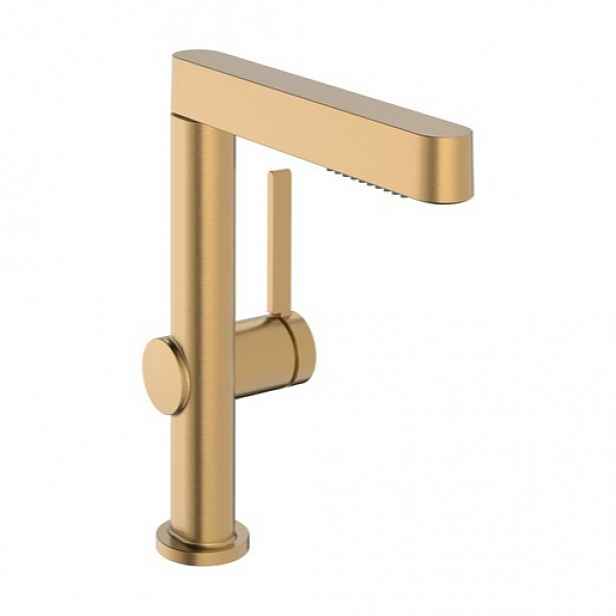 Hansgrohe Finoris umyvadlová baterie s clic-clacem kartáčovaný bronz 76063140