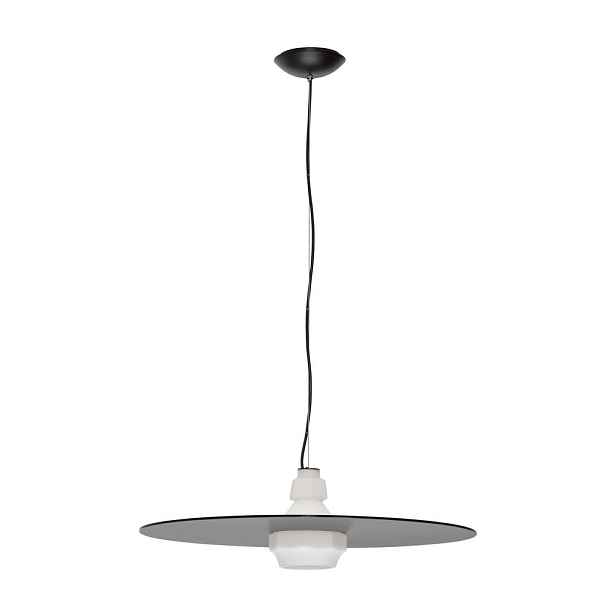 Matně černé ocelové závěsné svítidlo ø 60 cm Lora – Nova Luce