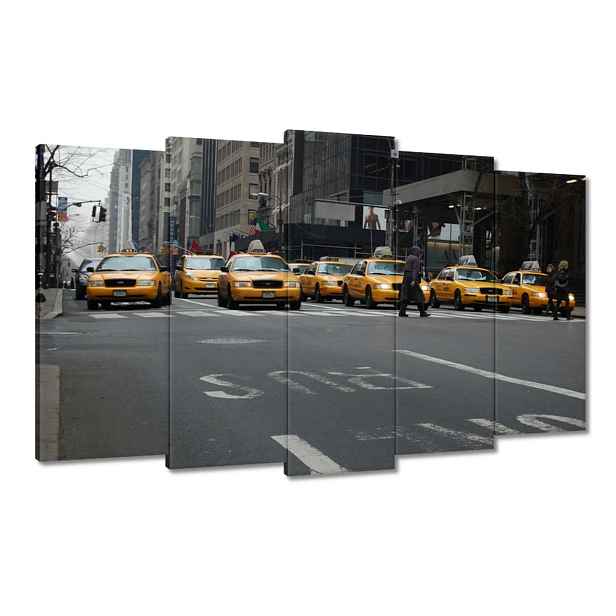 Obrazy 100x60 New York žluté taxíky
