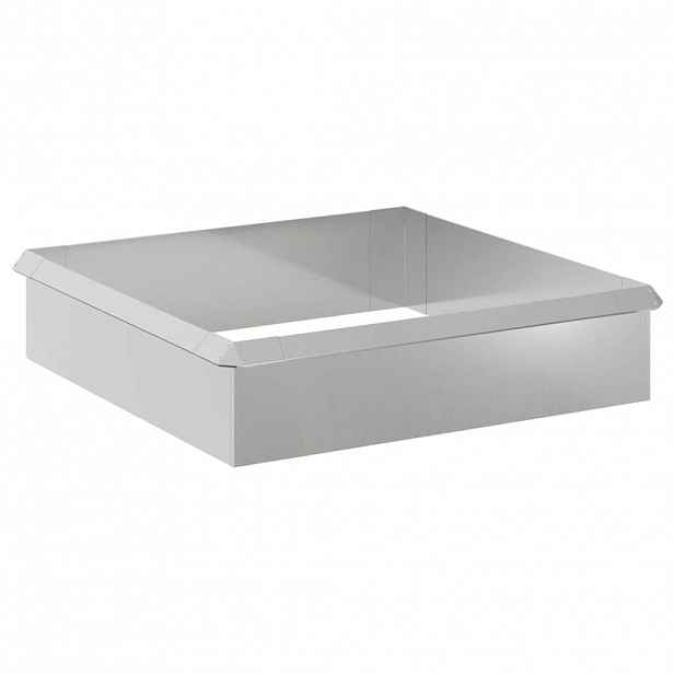 vidaXL Hlemýžďová oplocení 8 ks 100 x 3,5 x 25 cm Pozinkovaná ocel