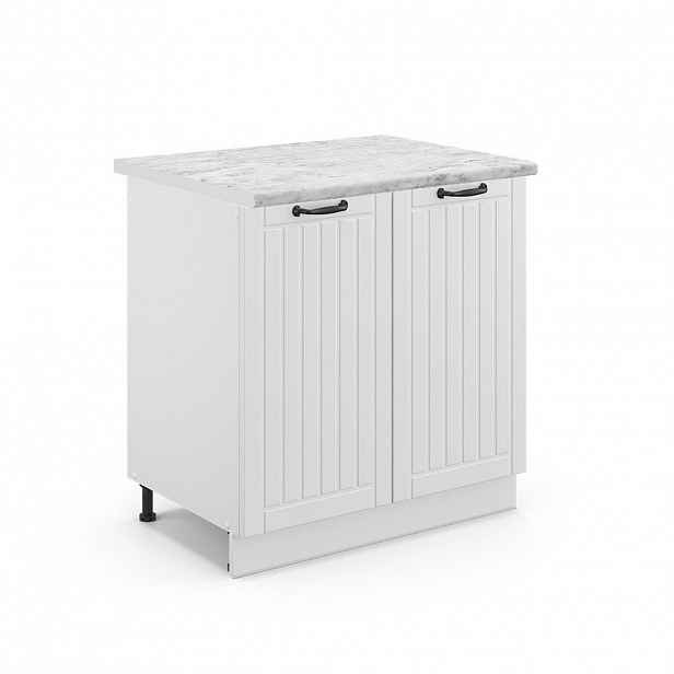 Vicco SKŘÍŇKA POD DŘEZ Fame-Line Bílý venkovský dům 80 cm , PD Mramor