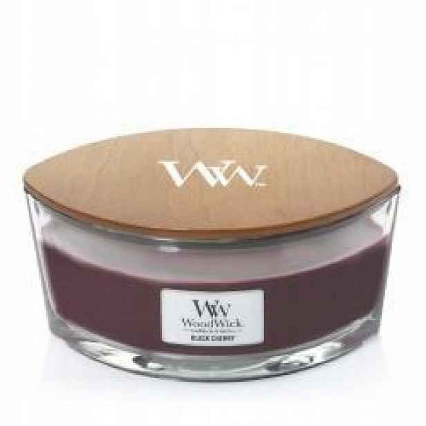 Black Cherry Woodwick Hearthwick vonná svíčka s dřevěným knotem