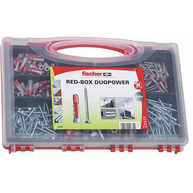 Fischer Red-box Duopower sada 280ks