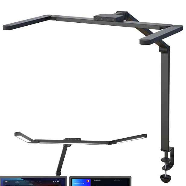 Led Kreslicí Lampa Na Stůl Bezstínová Stolní Lampa Pro Pracovní Desku X Dálkový Ovladač