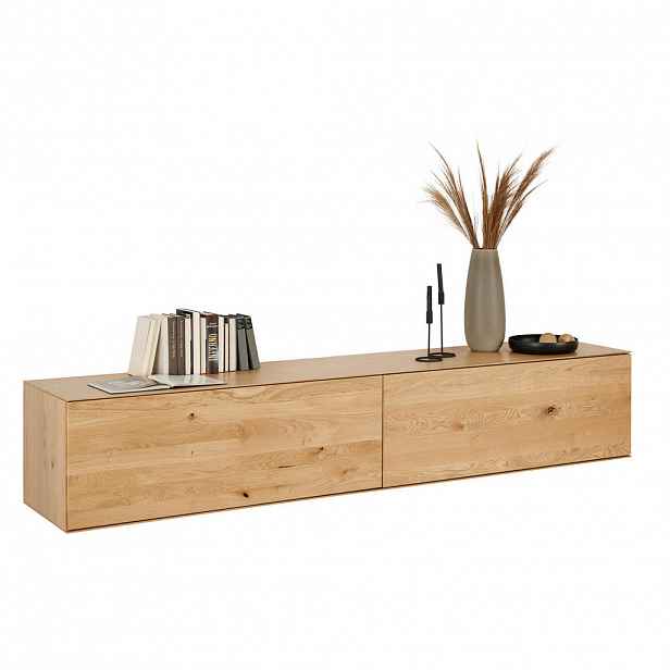 Dieter Knoll NÍZKÁ KOMODA, dub, barvy dubu, 242/46/50 cm