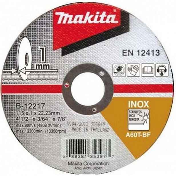 Makita - Řezný kotouč na nerezovou ocel 125x22,23 mm B-64593