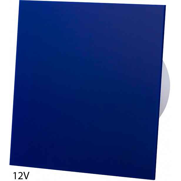 Nízkonapěťový Ventilátor 12 V S Plexi Panelem Modrý Standard Fi 100