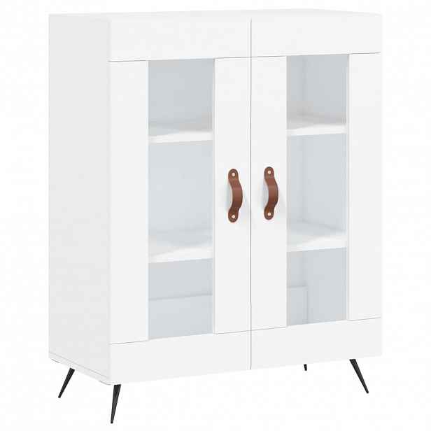 vidaXL Příborník bílý 69,5 x 34 x 90 cm kompozitní dřevo