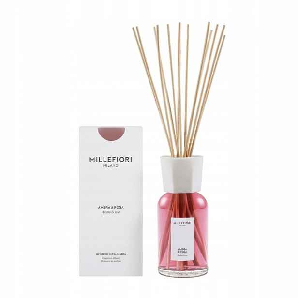 Ambra & Rosa Millefiori vonné tyčinky s tyčinkami 500 ml