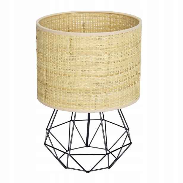 Noční Lampa Stolní Ratan Boho Ratan Polská Lamka Moderní Led E27