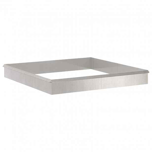 vidaXL Hlemýžďová oplocení 12 ks 100 x 3,5 x 25 cm Nerezová ocel