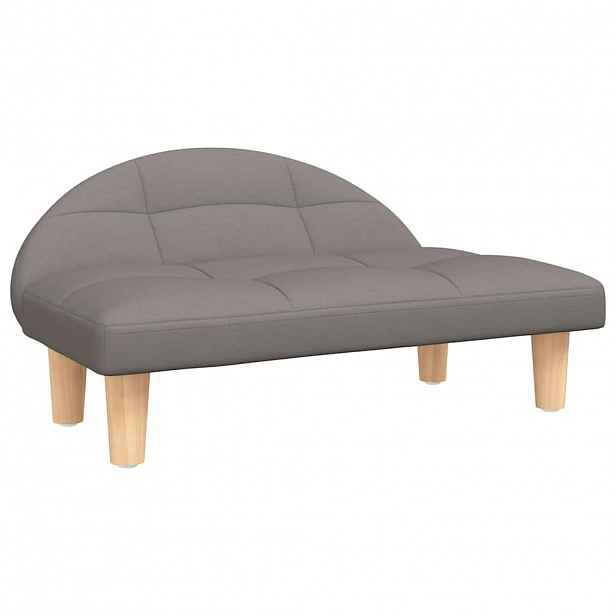vidaXL Pelíšek pro psy taupe 70 x 52 x 30 cm textil