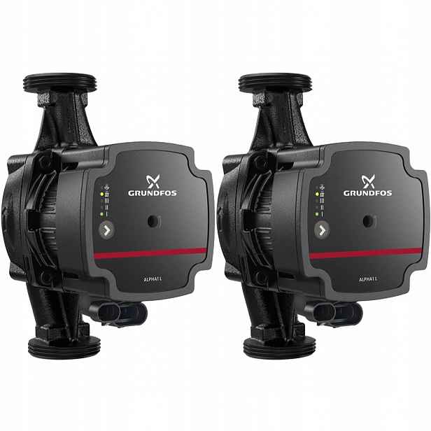 Dvě čerpadla ALPHA1 L 25-40 Duopack Grundfos 99254485