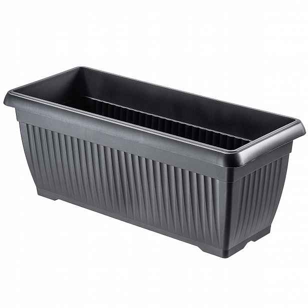 Květináč 80 x 34 Obal Květinový Truhlík Antracit