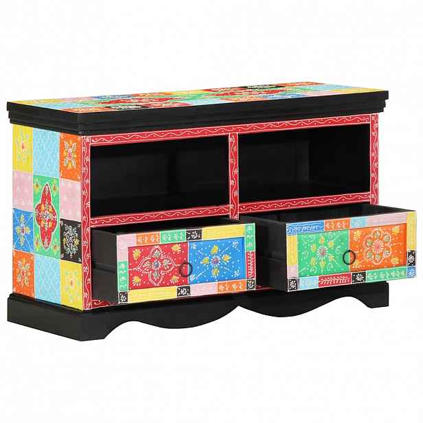vidaXL Televizní skříň 80 x 35 x 50 cm Vícebarevný