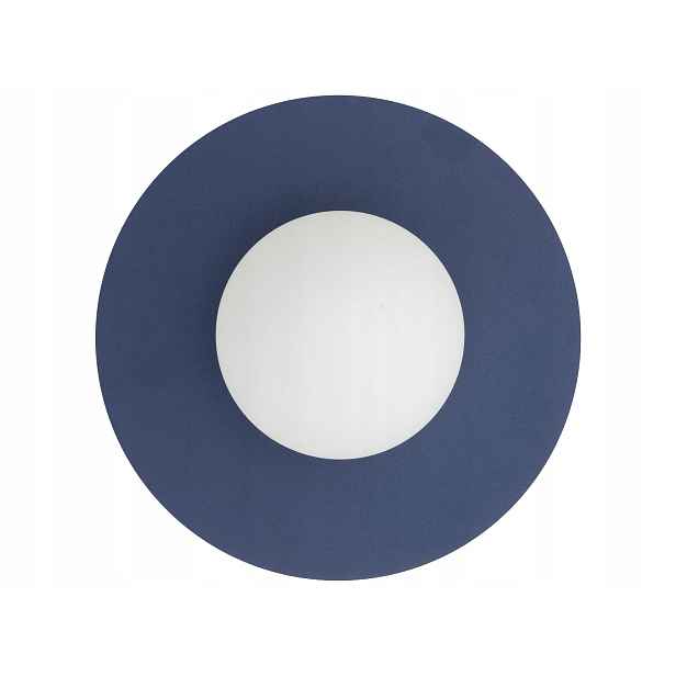 Nástěnná lampa Saturn M modrá 1xG9 25 cm nástěnná koupelnová lampa, moderní barva