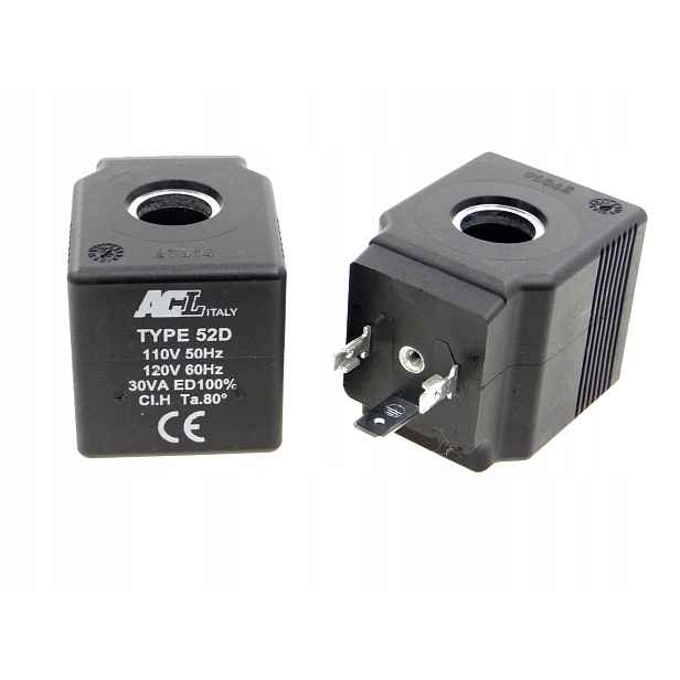 Cívka 52D pro elektroventil 110V 30VA Fi 13,2 mm