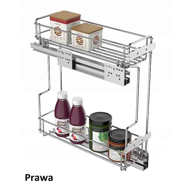 Hafele Koš Cargo 150 Pravý boční chrom Matrix S