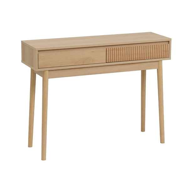 Konzolový stolek v přírodní barvě 30x100 cm Iona – Casa Selección