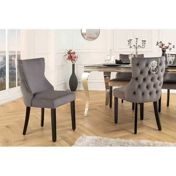 Chesterfield jídelní židle 2 ks FRIXON Dekorhome