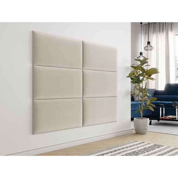 Čalouněný panel na zeď 84x42 PAG - béžový