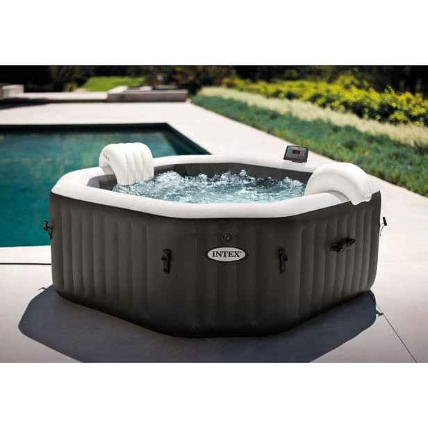 Nafukovací Spa Hydromasáž Pure Spa Intex 28458 4 osob Vodní masáž Generátor