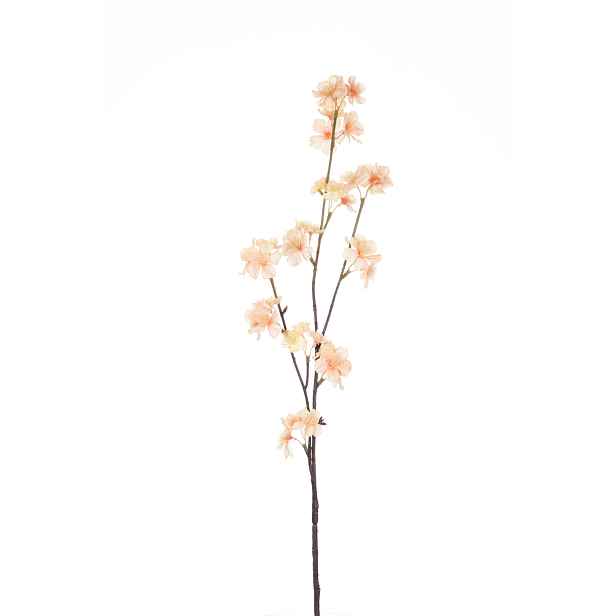 Větvička s lososovými květy Blossom - 80 cm J-Line by Jolipa