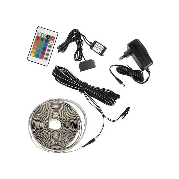 LED pásek RGB 250 cm s dálkovým ovládáním, mix barev
