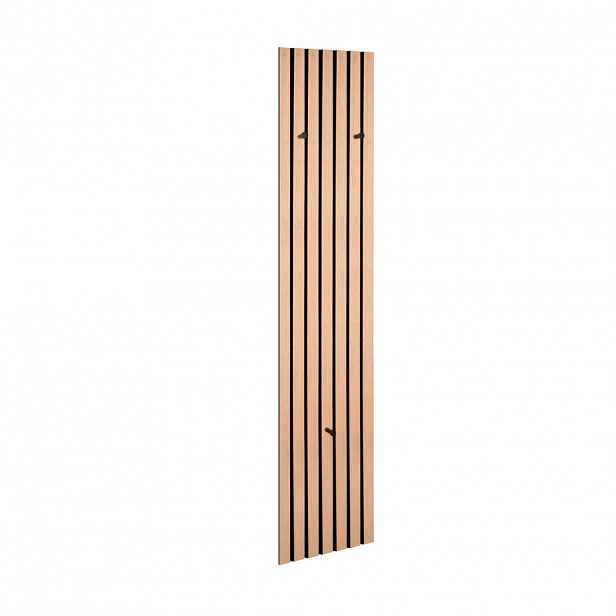Xora ŠATNÍ PANEL, černá, dub artisan, 25/160/7 cm