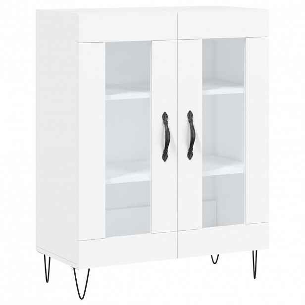 vidaXL Příborník bílý 69,5 x 34 x 90 cm kompozitní dřevo