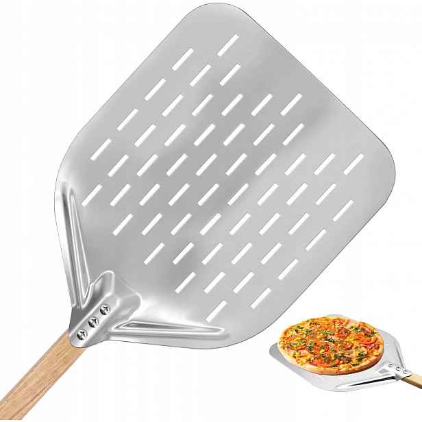 Lopata Na Pizzu Chléb Profesionální Skládací Inox S Otvory 39.5x30CM