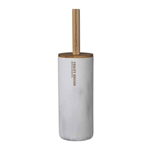 Koupelnový keramický set MARBLE bílá Mybesthome název: toaletní štětka