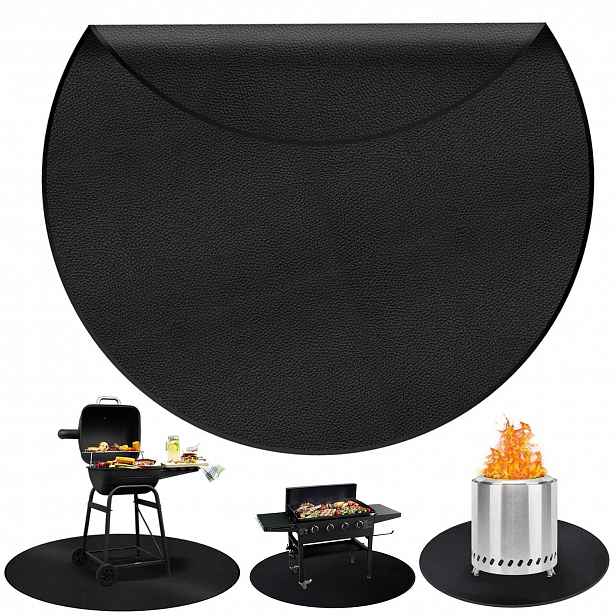Ochranná Podložka Pod Gril 122 cm Bbq Velká Chrání Podlahu Grilovací Podložka