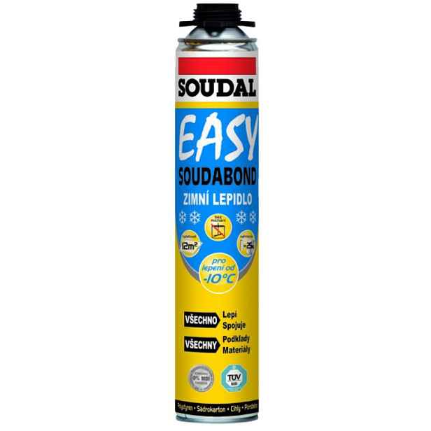 Pěna lepicí Soudal SOUDABOND EASY pistolová zimní 750 ml