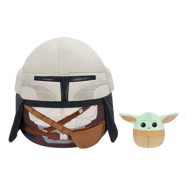Plyšová hračka Mandalorian & Grogu – SQUISHMALLOWS