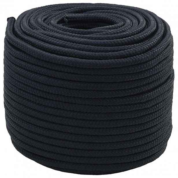 vidaXL Víceúčelové užitkové lano 10 mm 250 m Královská modrá Polyester