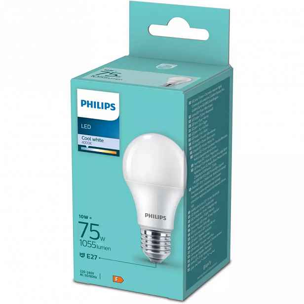 ŽÁROVKA LED 10W A60 E27 CW FR ND 1PF/6 DISC