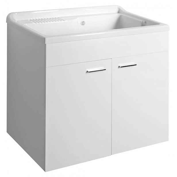 Aqualine - Skříňka pod výlevku 78x70x48 cm, bílá 57036