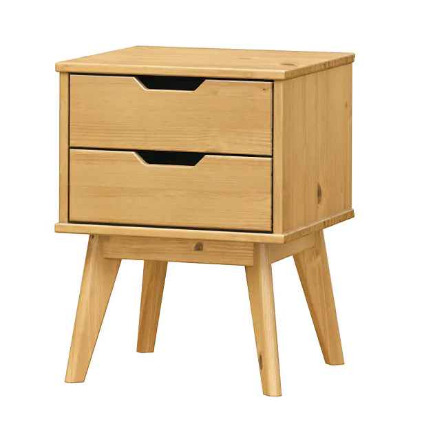 Idea Noční stolek 2 zásuvky BONITO vosk