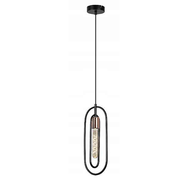 Moderní černá závěsná lampa do obývacího pokoje 1xE27 40W Rovier Rabalux