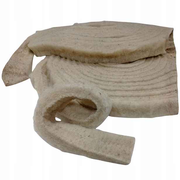 Ovčí vlna, termo-akustická izolační izolace (10 cm x 3 cm) – páska 50 m