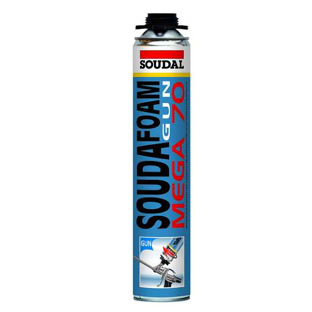 Pěna montážní Soudal SOUDAFOAM GUN MEGA 870 ml