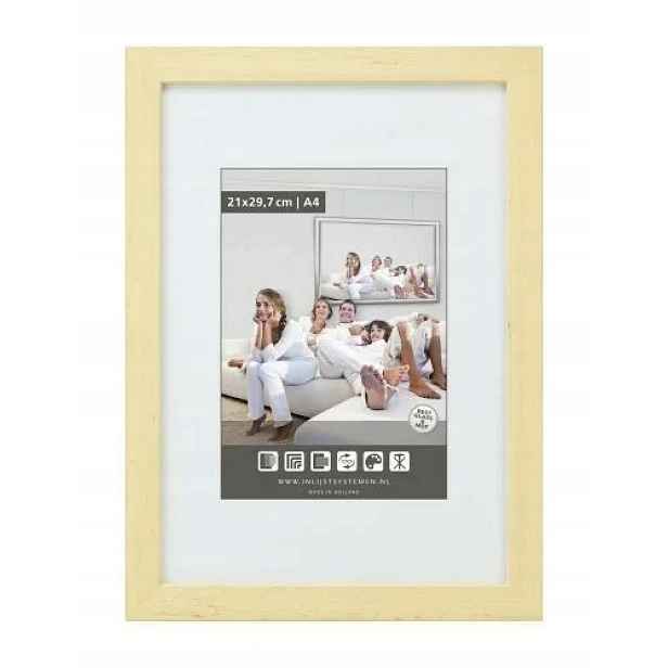 Rámeček dřevěný Gallery přírodní 20x28 cm Plexi